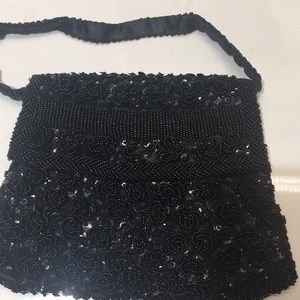Heavy Beaded and Sequinned Eveni g Bag